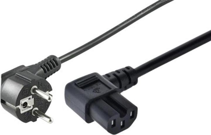 Actual product image MicroConnect Power Cord CEE 7/7 - Angled