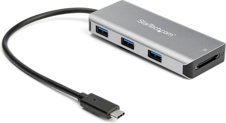 Produktbild StarTech HUB USB 1x SD + 3x USB-A 3.2 Gen2 (HB31C3ASDMB) (USB-C, 3 Ports)