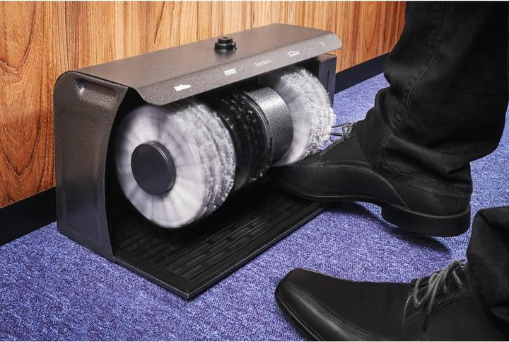Produktbild Bredeco Schuhputzmaschine Schuhputzautomat Schuhputzgerät Schuhputzer Schuhputzstation (1 x)