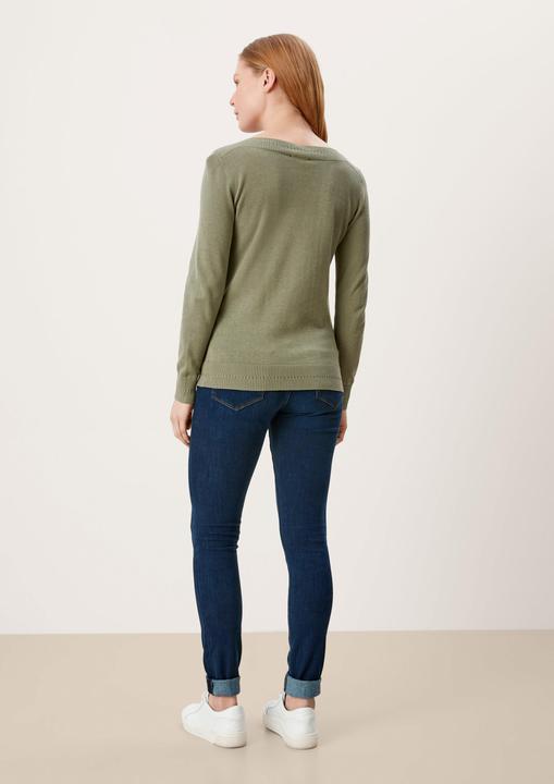 Actual product image s.Oliver Strickpullover Pullover mit U-Boot-Ausschnitt (32)
