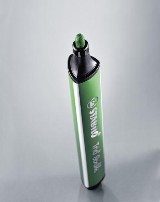 Actual product image STABILO Trio Scribbi Spring-loaded triangular felt-tip pen (8 x)