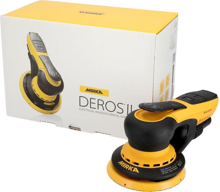Actual product image Mirka Random orbital sander DEROS II 550 / 220-240 V (Eccentric grinder)