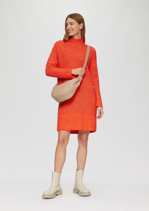 Image du produit S.Oliver Kleid Strickkleid mit Stehkragen und überschnittenen Schultern (44)