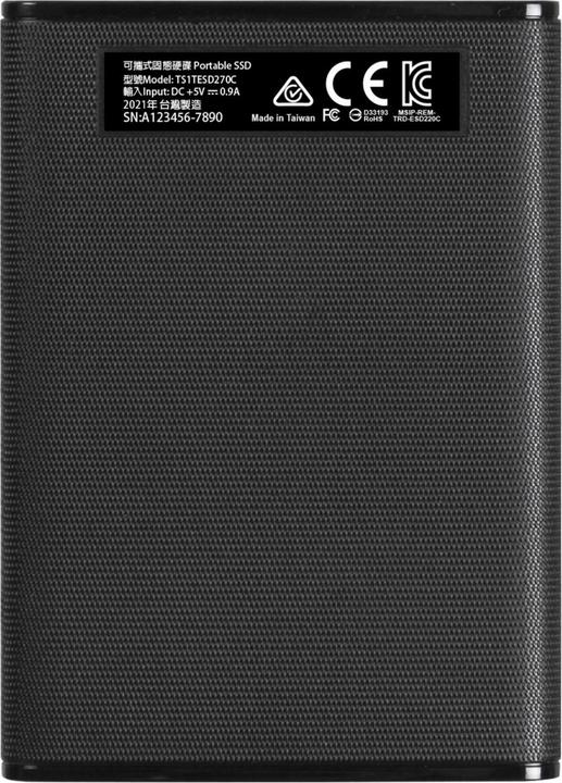 Actual product image Transcend ESD270C (1 TB)