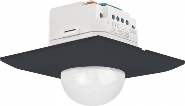 Actual product image Niko PIR Motion Detector Swiss Garde 360 Plus IP20, Angular Black (16 m)