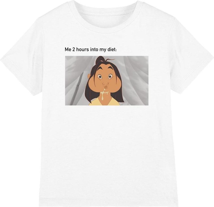 Immagine prodotto Mulan Diet Fail Meme Maglietta Bambini (152, 158)