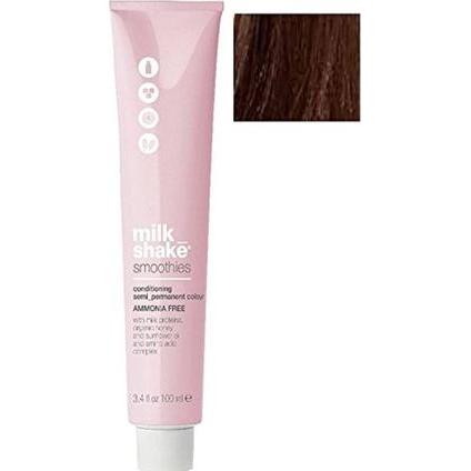 Milk_Shake, Tinta, Smoothie Semi-Perm - farba da 100ml, paleta kolorów - 6,E Naturalny Ciemny (Biondo scuro esotico naturale)