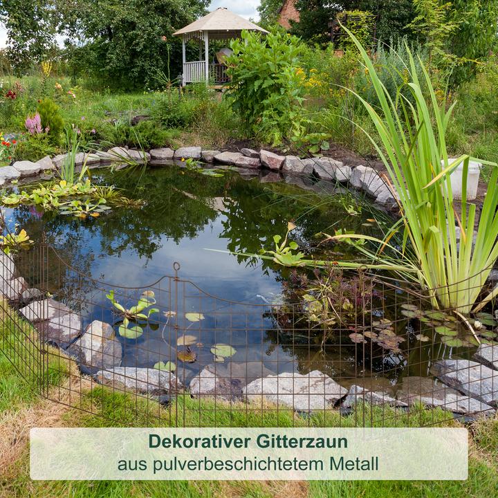 Actual product image Relaxdays 5x Garden-Fence