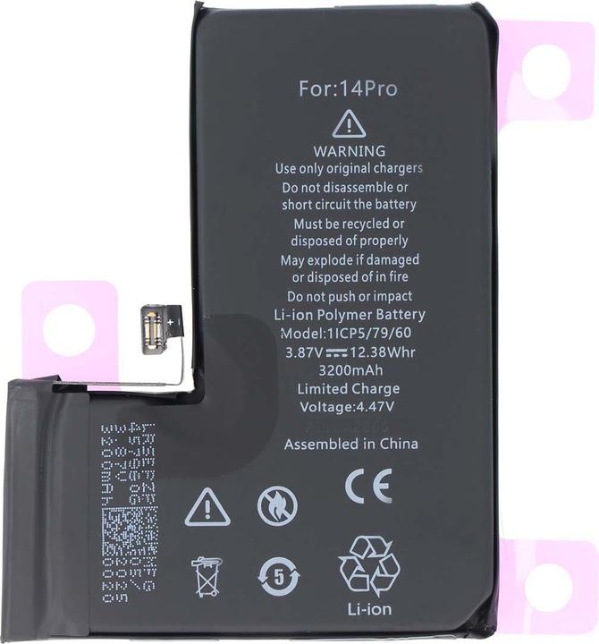 Immagine prodotto Avizar Akku iPhone 14 Pro 3,87V Li-Polymer