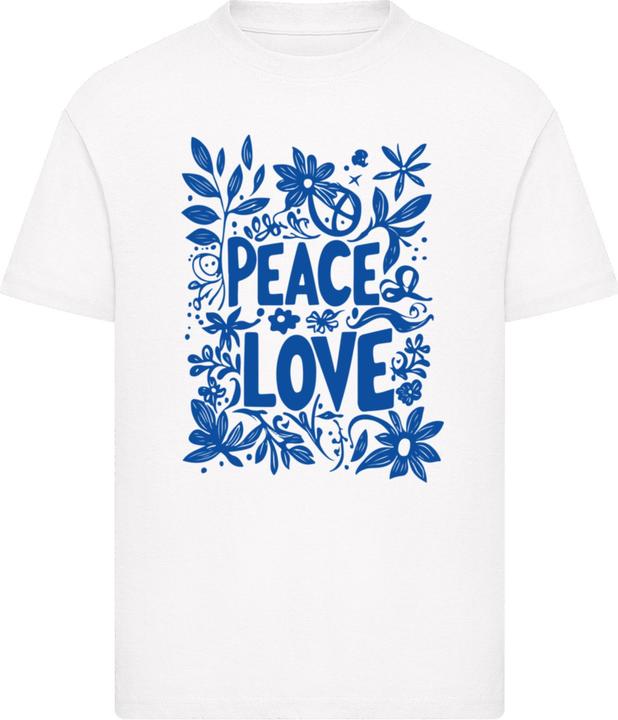 Produktbild Merchcode Kids Peace Love - Basic T-Shirt - 184801 (146, 152)