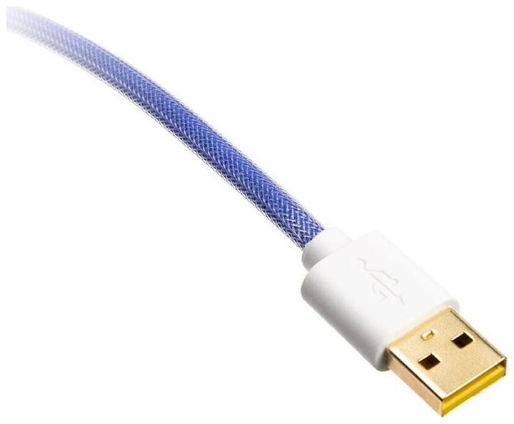 Produktbild Ducky Premicord Afterglow Coiled Cable, USB Typ C auf Typ A - 1,8m (1.80 m, USB 2.0)