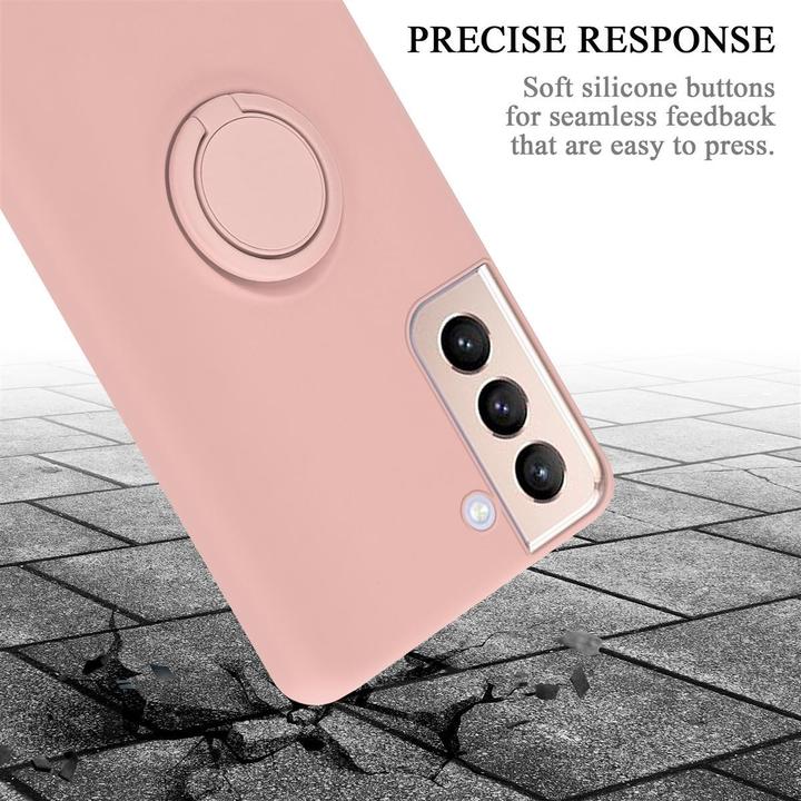 Actual product image Cadorabo TPU Liquid Ring Silicone Case Cover (Samsung Galaxy S21+)