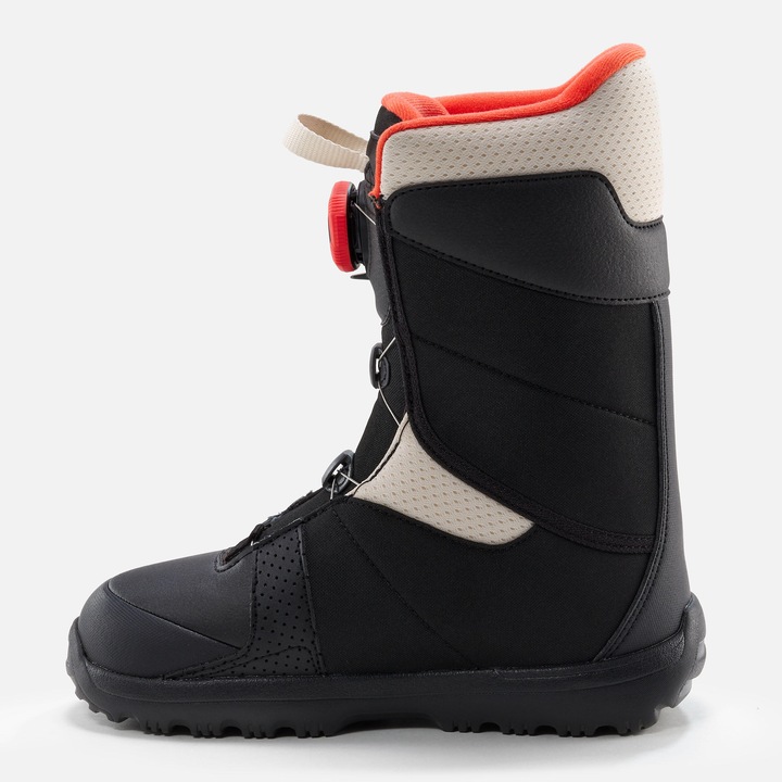 Actual product image Wedze Snowboard boots kids quick lacing system - Indy 500 JR S black/red (38)