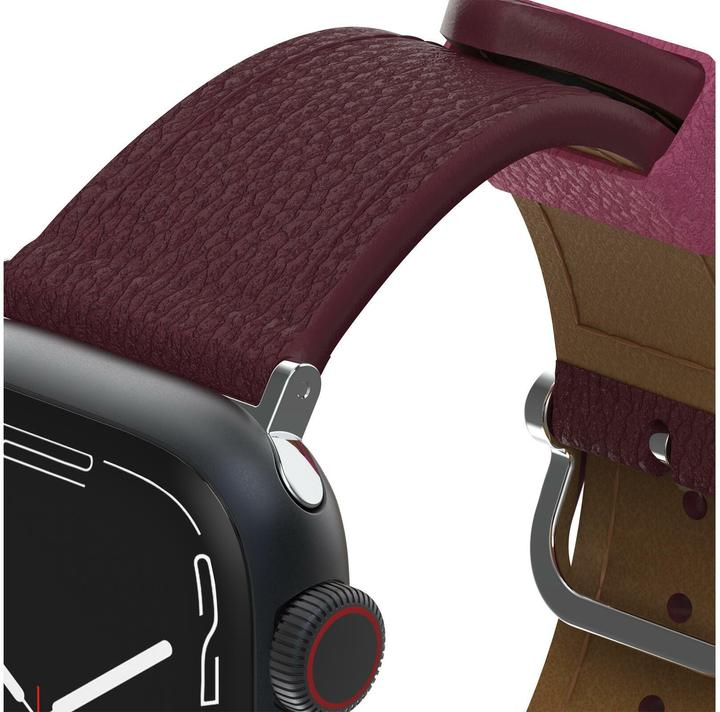 Actual product image OtterBox Symmetry Cactus Leather Watch Band for Apple Watch 9/8/7 45mm (42 mm, 44 mm, 45 mm, Vegan Leather)
