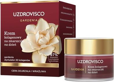 Actual product image Dermika Uzdrovisco Gardenia Collagen Cream For Wrinkles Day 50ml (50 ml, Day cream)