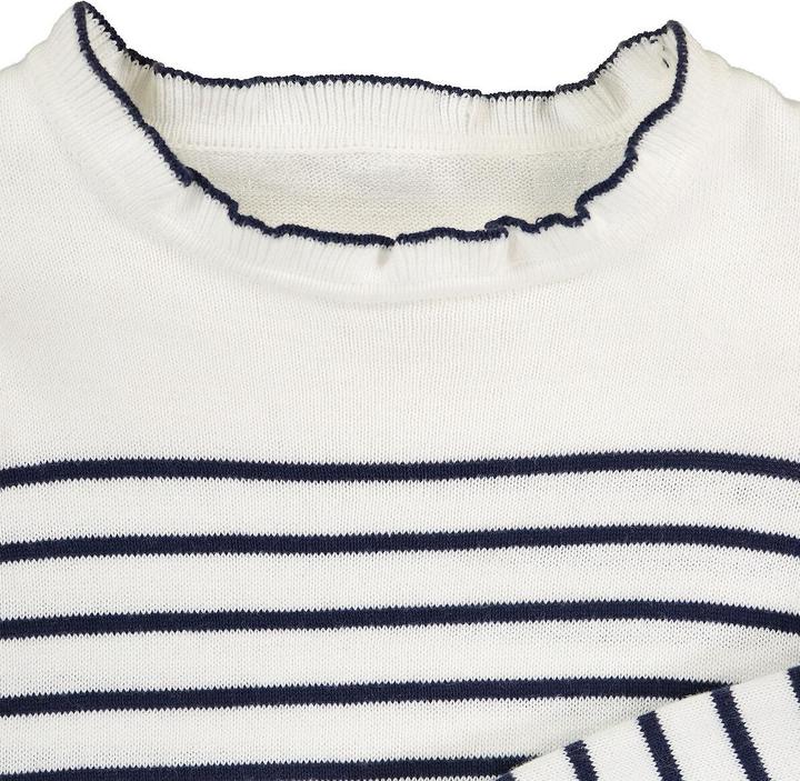 Actual product image La Redoute Collections Sailor Sweater with Decorated Collar (110)