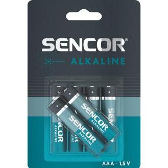 Sencor Einmal alkalisch Batterie AAA, 6-pack (6 pz.), Batterie + pile