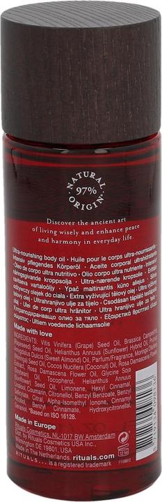 Immagine prodotto Rituals Olio per il corpo ricco di nutrimento Ayurveda (Olio corpo, 100 ml)