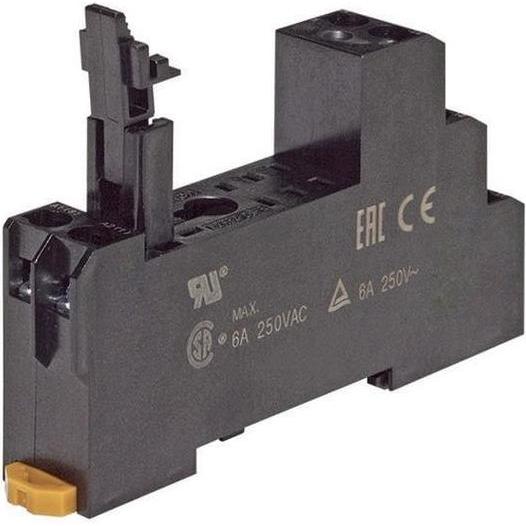 Omron Industrial Automation, Zubehör Steuerungstechnik, Sokkel, DIN-skinne/overflademontering, 8-pin, skrueklemmer P2RFZ...