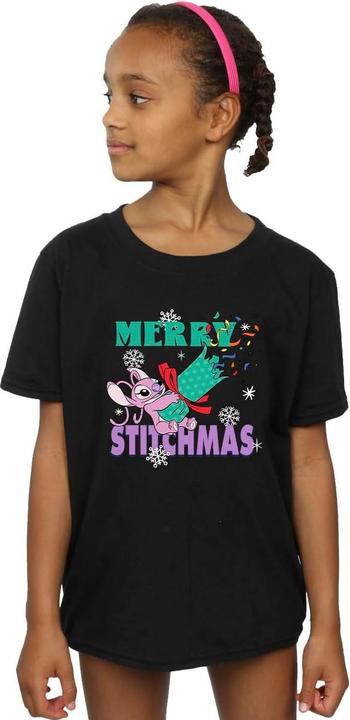 Produktbild Lilo & Stitch Merry Stitchmas TShirt Mädchen (128)