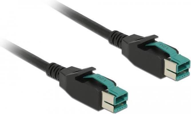 Actual product image Delock 85496 PoweredUSB cable plug 12 V (5 m, USB 2.0)