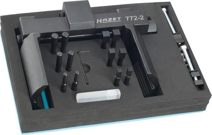 Produktbild HAZET Universal Achs- und Nutmuttern-Schlüsseleinheit Werkzeug Satz 772-2/16 ∙ Vierkant20 mm (3/4 Z…
