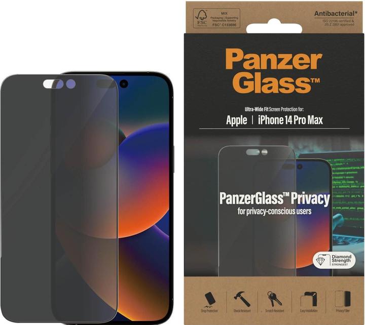 Produktbild PanzerGlass Ultra-Wide Fit (1 Stk., Apple iPhone 14 Pro Max)