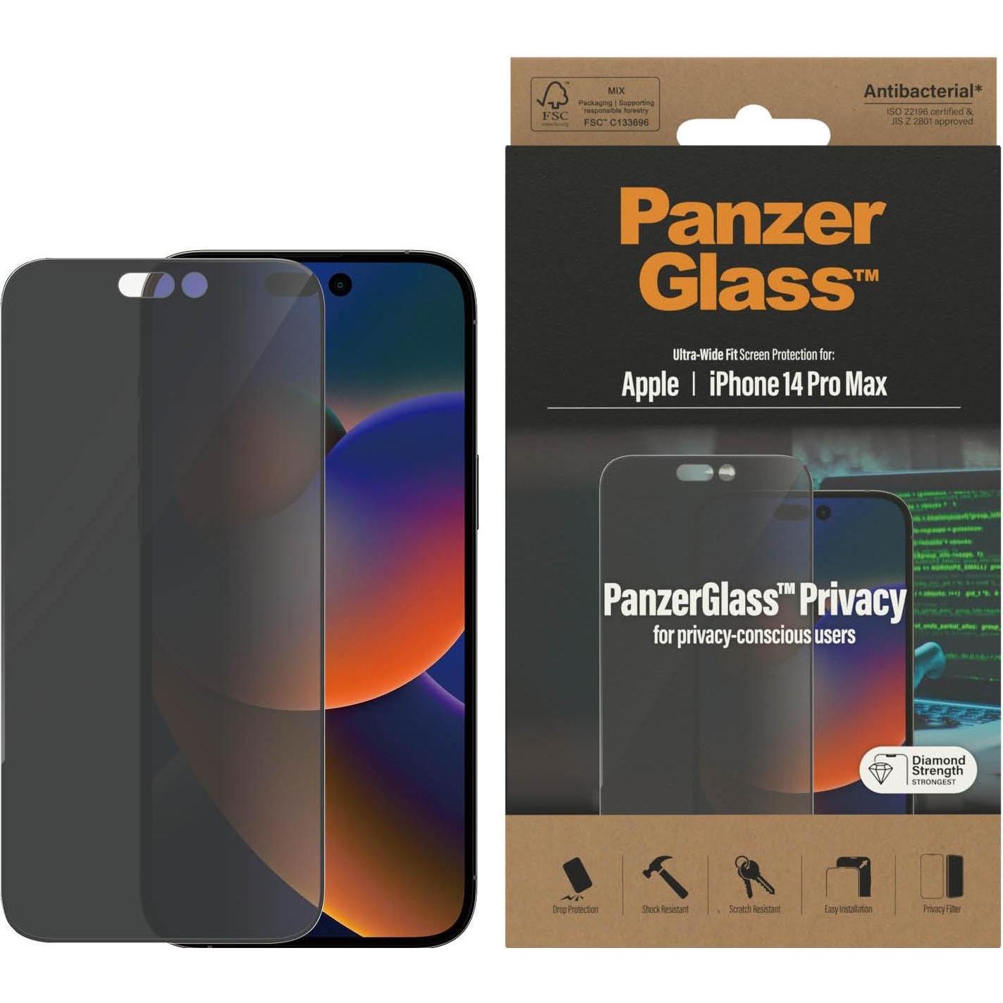 Thumbnail - PanzerGlass Ultra-Wide Fit (1 Stück, Apple iPhone 14 Pro Max), Smartphone Schutzfolie, Transparent