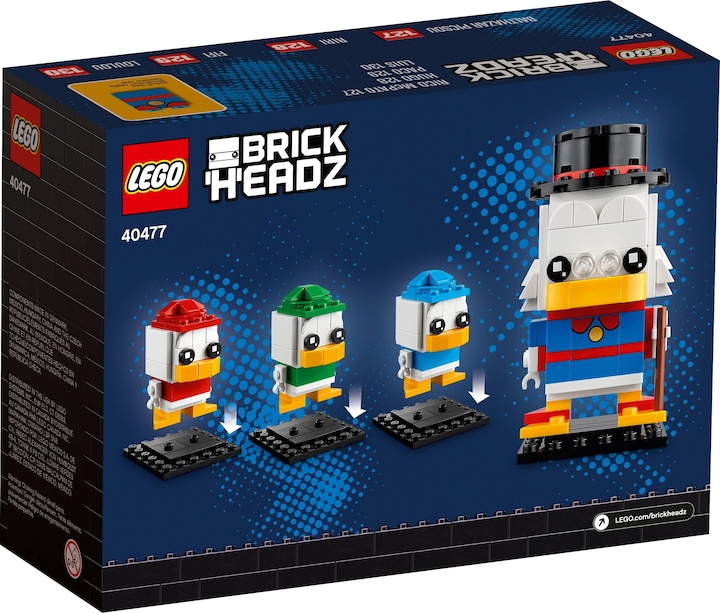 Produktbild LEGO BrickHeadz End-Of-Live Set Dagobert Duck, Tick, Trick und Track - 40477 NEU! Teile 340x (40477)