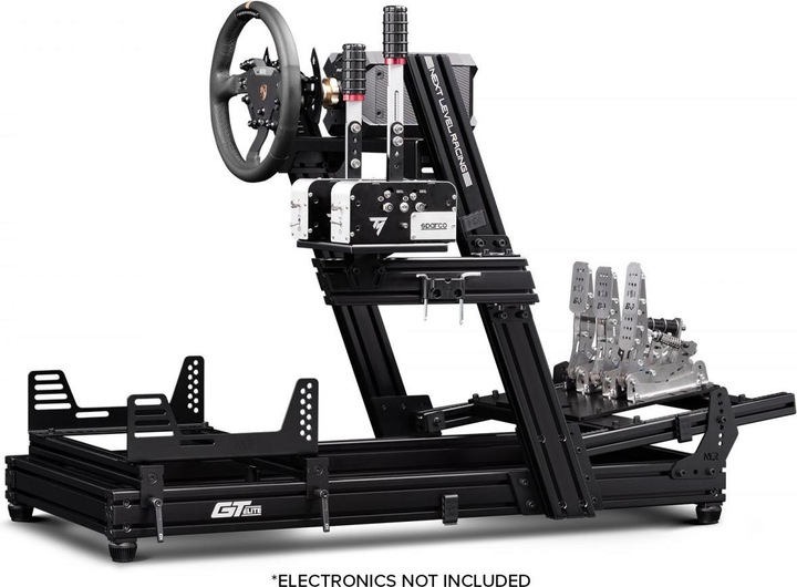 Immagine prodotto Next Level Racing Cockpit del simulatore in alluminio GTElite - Edizione con piastra per ruote