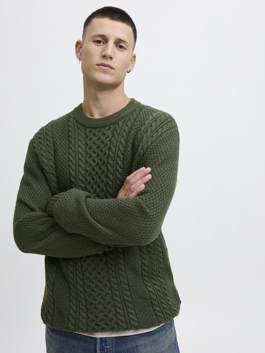 Produktbild Jack & Jones Einfarbig Strickpullover Strickpullover (S)