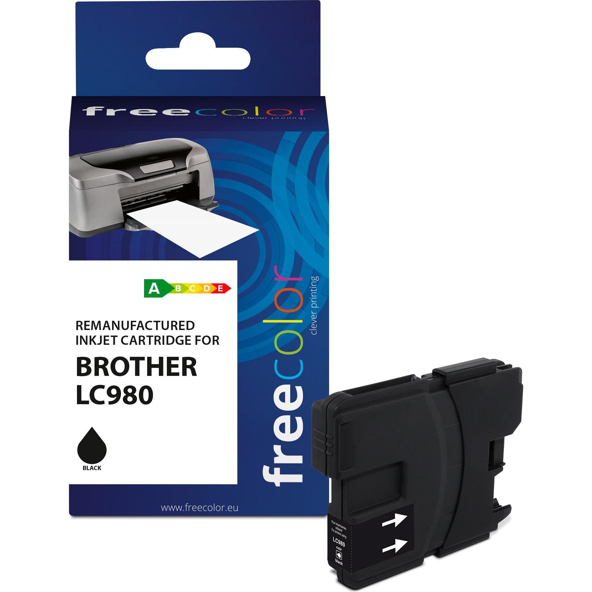 Thumbnail - Freecolor, Druckerpatrone, BR980BK-INK-FRC, Pigment-based ink, 1 pc(s) (BK)