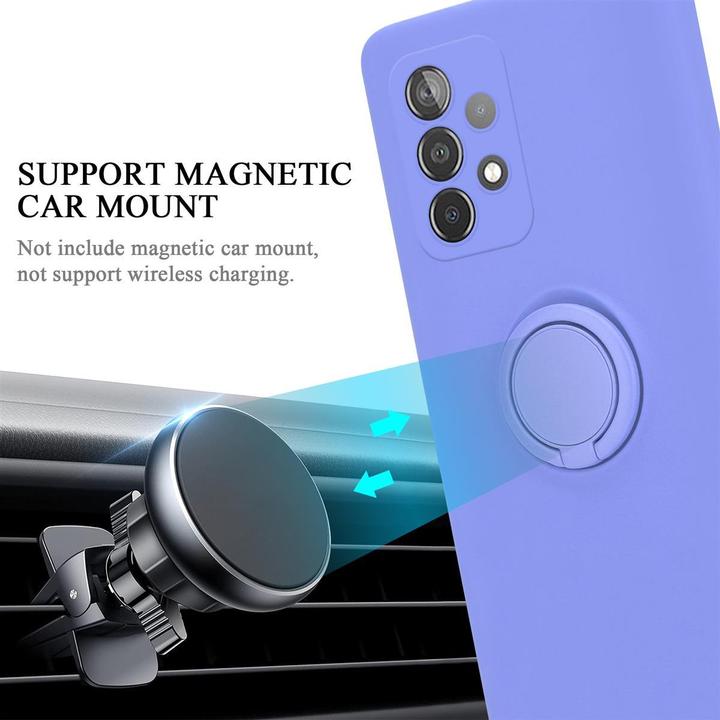 Produktbild Cadorabo TPU Liquid Ring Silicone Case Hülle (Samsung Galaxy A52, Samsung Galaxy A52 5G, Samsung Galaxy A52s 5G)
