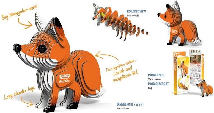 Image du produit Eugy Renard rouge