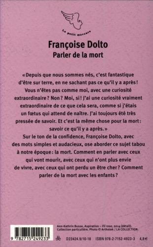 Actual product image Parler de la mort (French, Dolto Françoise, 2020)