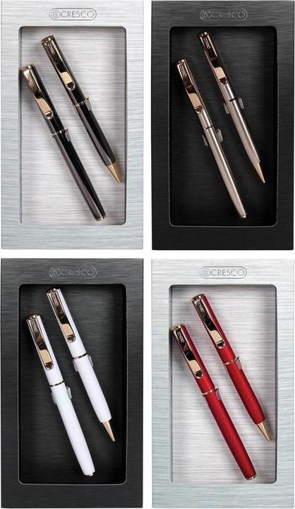 Cresco Pen + CLASSIC pen set in a GIFT BOX (Gold finish, 1 x)