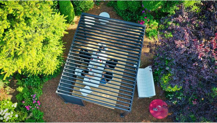 Image du produit Creative Living Pergola en aluminium, noir, 400 x 300 x 250 cm (250 cm, 300 cm)