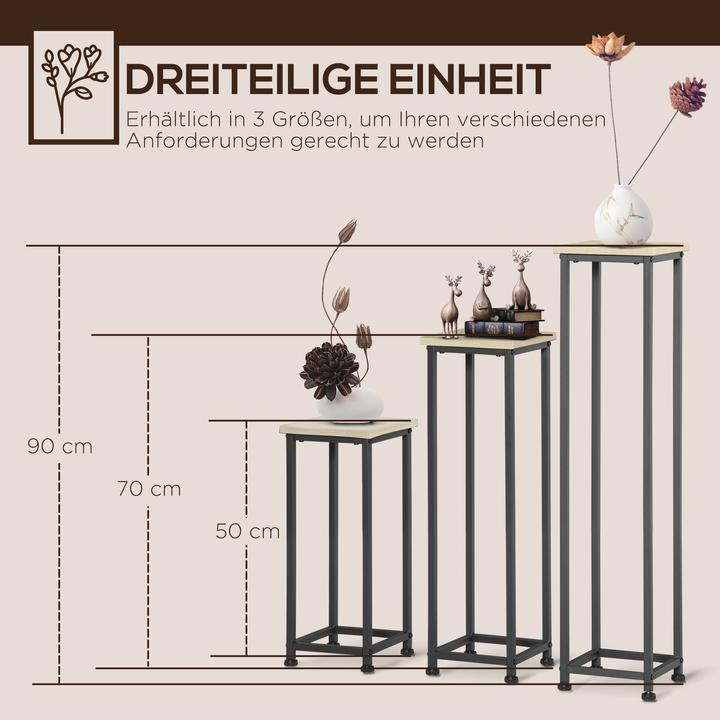 Produktbild Outsunny Pflanzenständer-Set mit Stahlrahmen
