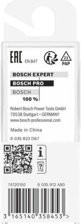Produktbild Bosch Professional Zubehör Nutfräser, 8 mm, D1 11 mm, L 19,6 mm, G 51 mm. Für Handfräsen