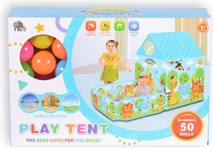 Produktbild Moni 2 in 1 Spielzelt Zoo 995-5001E