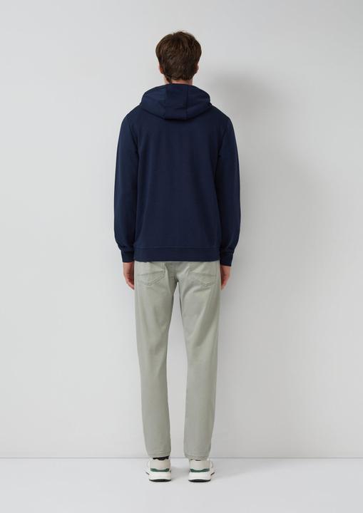 Produktbild s.Oliver Sweatshirt Kapuzenpullover aus Baumwollmix mit Label-Print (M)