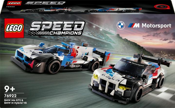 Image du produit LEGO BMW M4 GT3 & BMW M Hybrid V8 de course (76922, LEGO Speed Champions)