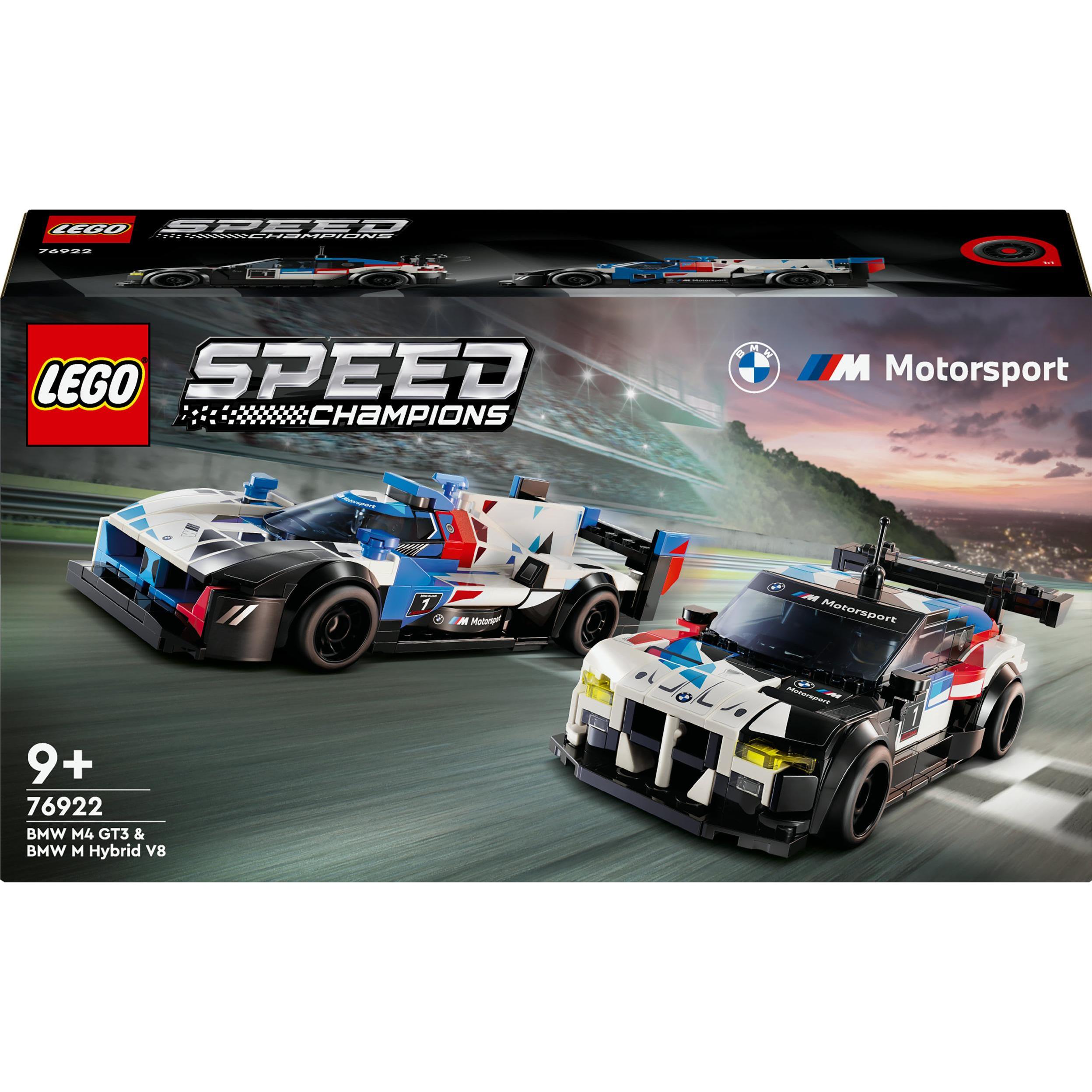 LEGO BMW M4 GT3 & BMW M Hybrid V8 Rennwagen (76922, LEGO Speed Champions)