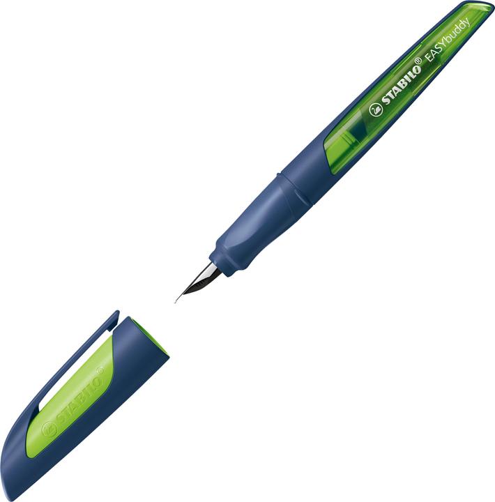 Actual product image STABILO EASYbuddy fountain pen cartridge filling system black, lime 1 piece(s) (Sweet lime, Black, 1 x)