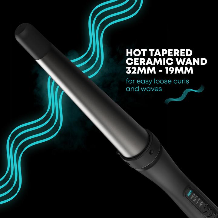 Produktbild Revamp WD-1000-EU Progloss Big Curling Wand (20 mm, 28 mm, 30 mm, 24 mm, 26 mm, 19 mm, 25 mm, 31 mm, 23 mm, 27 mm, 21 mm, 32 mm, 29 mm, 22 mm)