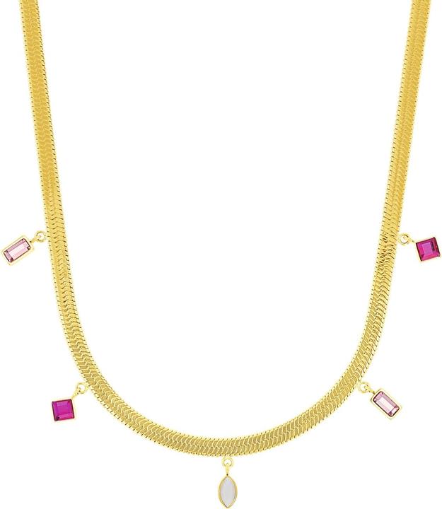 Immagine prodotto Amor Collana da donna, in acciaio inossidabile, vetro e pietre sintetiche. (Acciaio inossidabile, 42 - 45 cm)