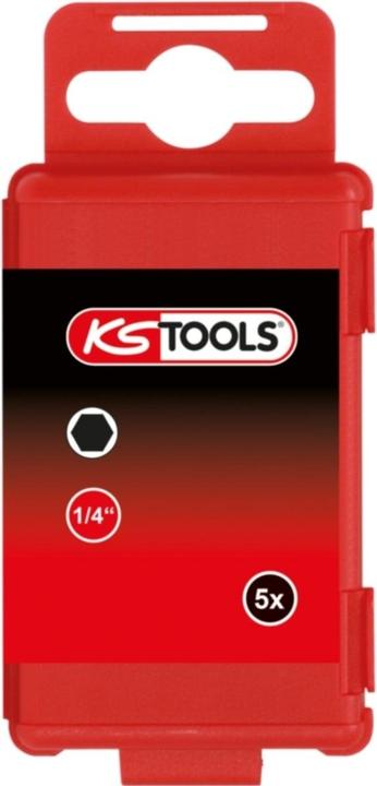 Produktbild KS Tools 1/4" Bit, Länge 75 mm (Innensechskant)