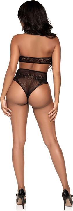 Produktbild Leg Avenue Two Pieces Set Halter Crop Top & Thong Panty Panty One Size (One Size)