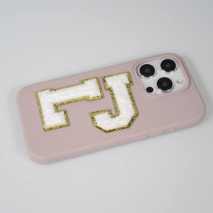 Produktbild PhoneLook Sticker Aufkleber für Handy/Tablet/Computer 3D gestickt Buchstabe O