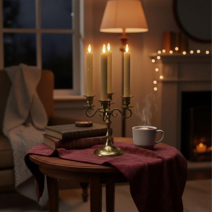 Actual product image Relaxdays 6x LED tapers (6x)